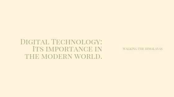 Importance of Digital Technology